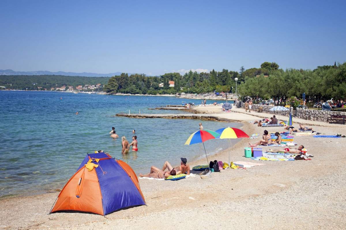 Spiaggia Rova a Malinska